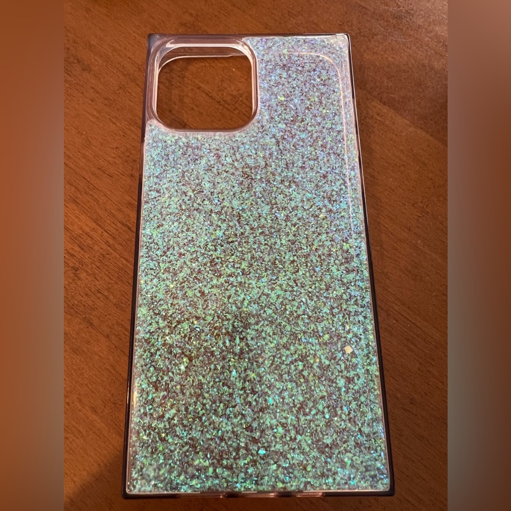Flaunt Iridescent Glitter SQUARE Case